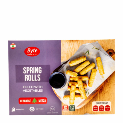 15-444-2 BYTE FROZEN SPRING ROLLS 12/300 GR