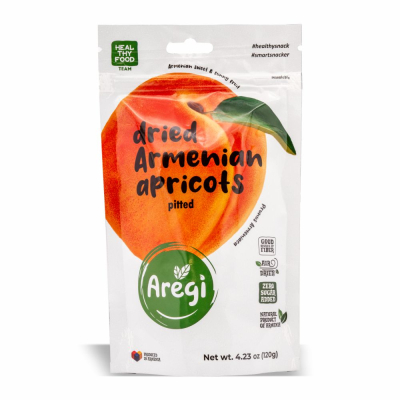 20-320-1 AREGI DRIED APRICOT 12/120 GR