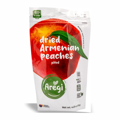 20-321-1 AREGI DRIED PEACH 12/120 GR