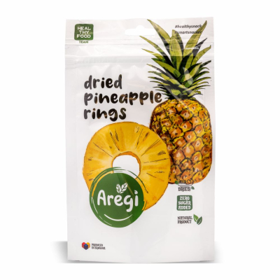 20-323-1 AREGI DRIED PINEAPPLE 12/60 GR