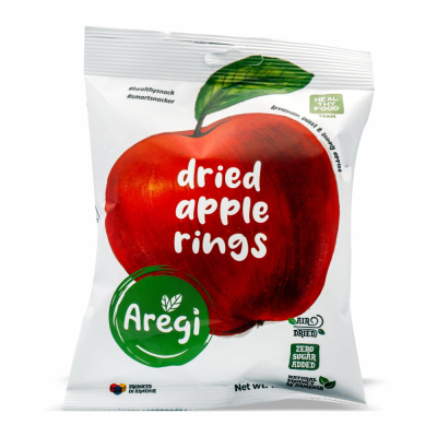 20-336-1 AREGI DRIED APPLE RINGS 12/30 GR