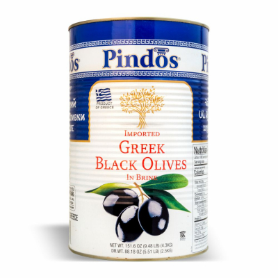 21-222-2 PINDOS GREEK  BLACK OLIVE 2/2.5kg