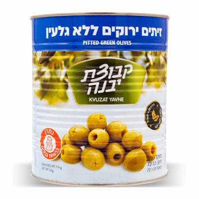 21-331-2 YAVNE GREEN PITTED OLIVE 6/10