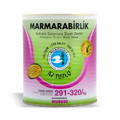 21-379-2 MB BLACK OLIVE LOW SALT TIN 6/400 GR