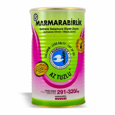 21-380-2 MB GEMLIK BLACK OLIVE LOW SALT TIN 6/800 GR
