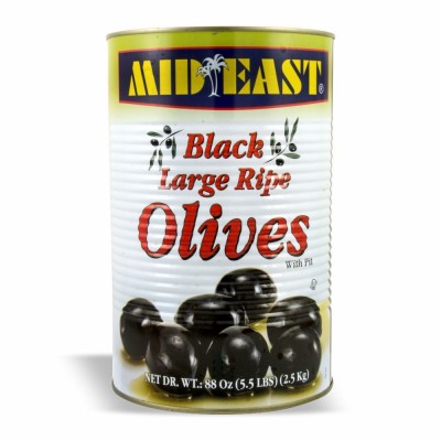 21-407-2 M.E.  BLACK OLIVES 2/88 OZ