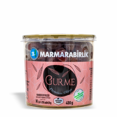21-444-2 MB GEMLIK BLACK OLIVE GURME 12/400 GR