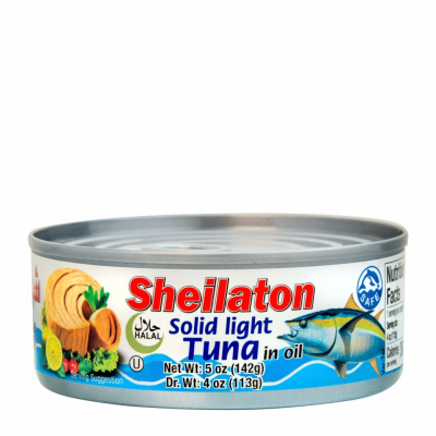 26-245-1 SHEILATON SL TUNA FISH IN VEG OIL 24/5 OZ