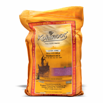 33-181-1 KOHINOOR GOLDEN SELLA BASMATI RICE 4/10 LB