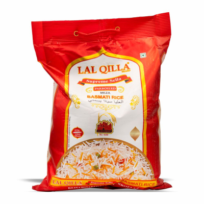 33-281-1 LAL QILLA SUPREME CREAMY SELLA BASMATI RICE(red) 4/10LB