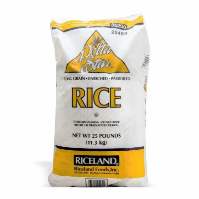 33-320-1 "DELTA" PARBOILED RICE 25 LB
