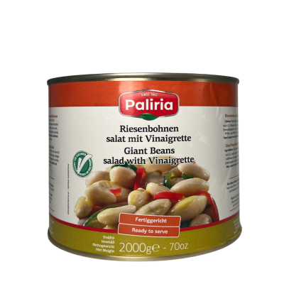 34-374-1 PALIRRIA GIANT BEANS SALAD IN VINIGRETTE 6/2 KG