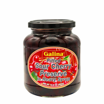 41-286-1 GALINA PITTED SOUR CHERRY "PRES" 12/15.9 OZ
