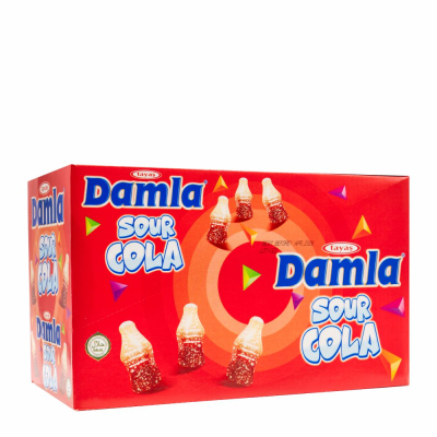 44-125-1 DAMLA SOUR GUMMY COLA 6x12/80 GR