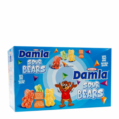 44-127-1 DAMLA SOUR GUMMY BEAR  6x12/80 GR