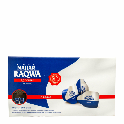 46-217-1 NAJ RAQWA CAPS DOUBLE CUPS PLAIN 100 PC