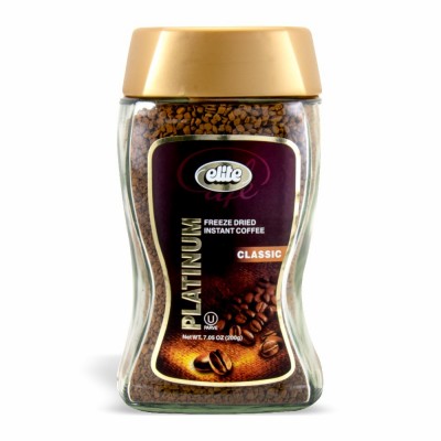 Elite Coffee Platinum Brazil Instant Granulated Coffee Kosher In