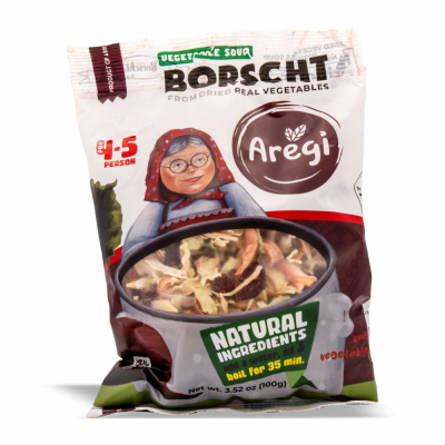 47-321-1 AREGI "BORSHCH" DRIED VEG SOUP 12/100 GR