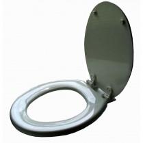 LB-TS1P Round Plastic Toilet Seat Budget, White