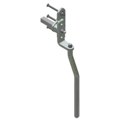 1028.00330 Cremone Bolt Auxiliary Handle Package-Zinc
