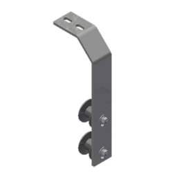 1275P81 Top Mounted Double Wheel Chain Guide-Ptd (1265P81)