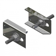 1285P254 #60 Chain Bracket w. Chain Adjustment Screw-Zinc