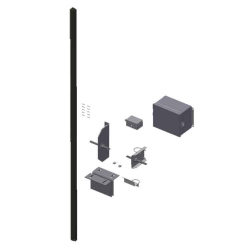 1295-SEW 7' Tall Gate Safety Edge Package, Wireless
