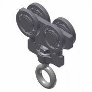 2035.02615 4 Wheel Tire Retread Carrier-Short Drop-unfinished