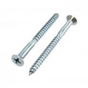  (3/8") #24 Flat Phillips Head Wood Screw-Zinc