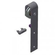 43SXBI2 Slidepast Flat Track Stop Kit, Welded-Ptd