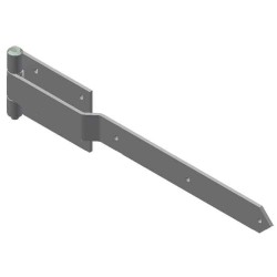 934-P318 B Hinge, Ball Bearing 3/8"x3"X33-1/2"-Ptd.