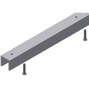  Top Guide Track-Black Anodized Aluminum