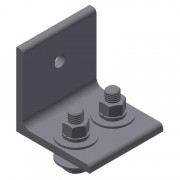 CR314X39 Wall Mount Angle Joint Splice Bracket Assy.-Black SCW