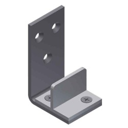 CTG160X1 Side Mounted Concealed "T" Guide x (  ")-Alum.