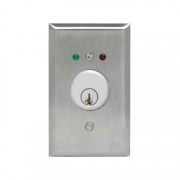 KS830BBL Momentary Keyswitch w/ 2-3/4 x 4-1/2 Face Plate (No Cylinder