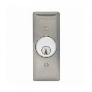 KS830BBN Momentary Keyswitch w/ 1-11/16 x 4-1/2 Face Plate (No Cylind