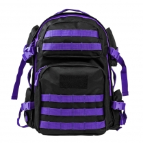 CBPR2911 Tac Backpack/Blk/Purple Trim