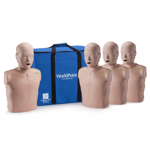 10-358 Prestan® Child Manikin with CPR Monitor - Medium Skin - 4 Pack