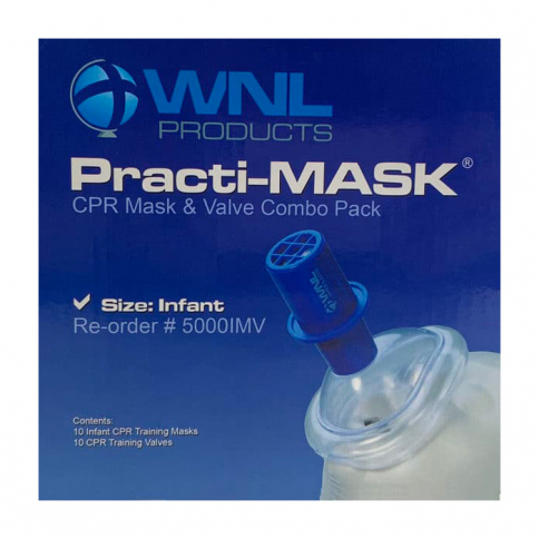 20-123 WNL Infant Practi-Mask® with Training Valve - 10 Pack