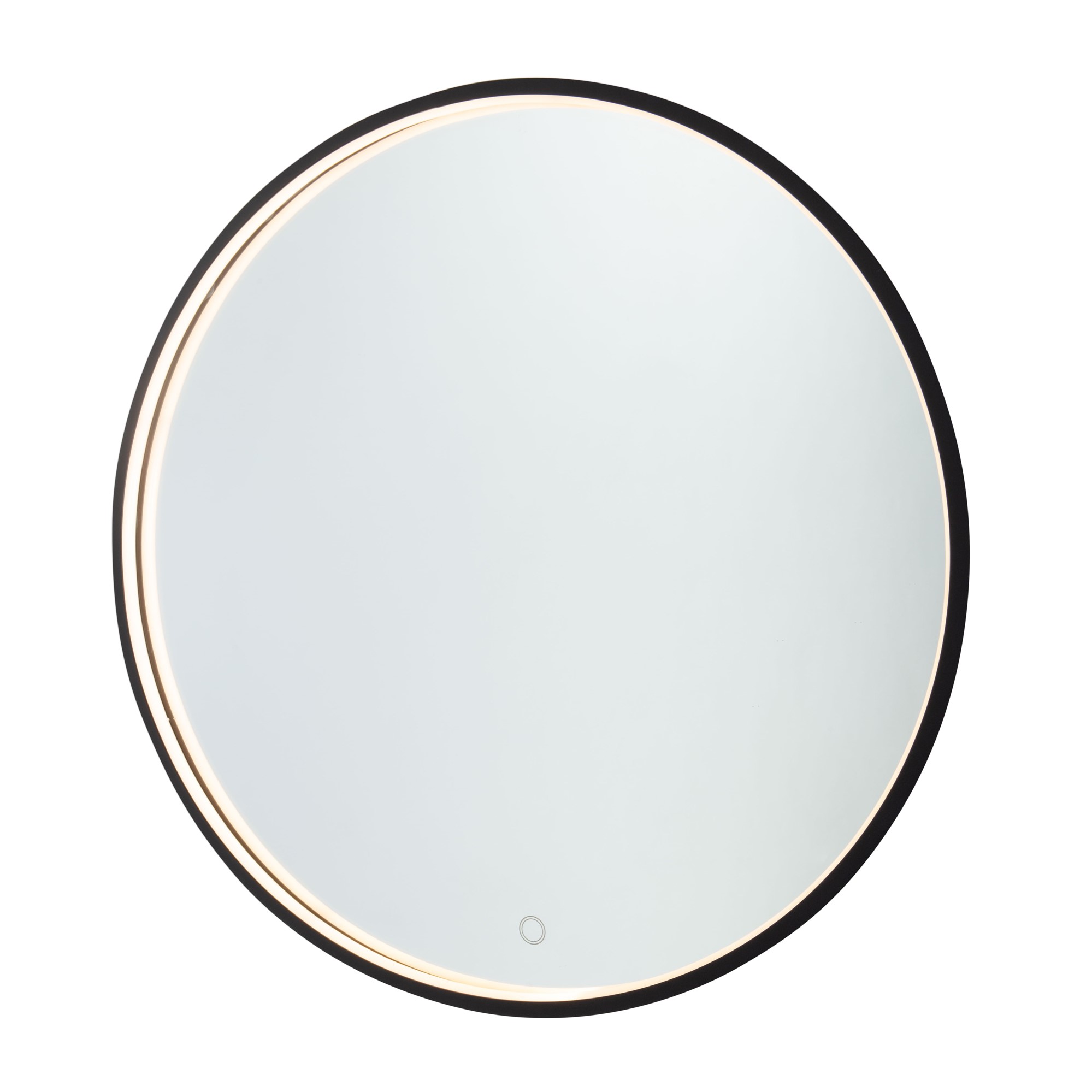 Featured image of post Black Round Led Mirror