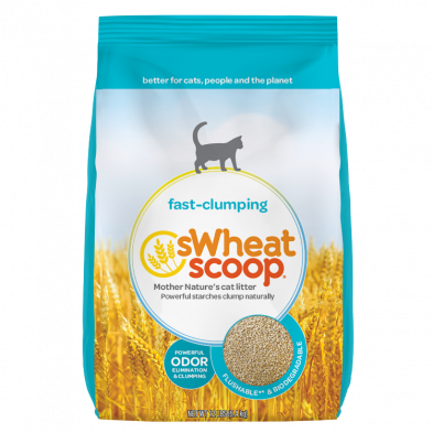 13114 sWHEATscoop Litter Fast Clumping 12lb