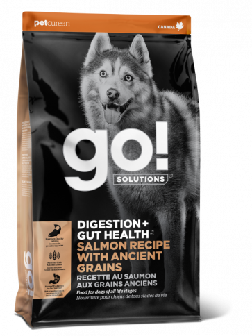 13590 GO! Dog DIGESTION+GUT HEALTH Salmon w/ Ancient Grains 5.4kg