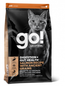 13596 GO! Cat DIGESTION+GUT HEALTH Salmon w/ Ancient Grains 3.6kg