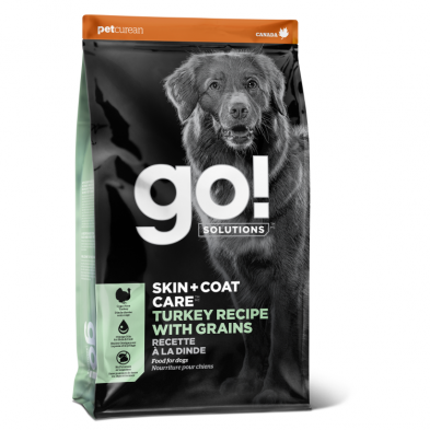 13844 GO! Dog SKIN+COAT CARE Turkey with Grains 30/100g