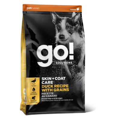13848 GO! Dog SKIN+COAT CARE Duck Recipe With Grains 30/100g
