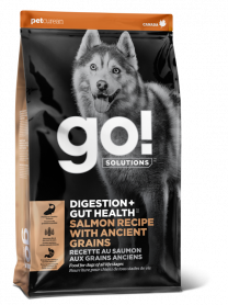 13857 GO! Dog DIGESTION+GUT HEALTH Salmon w/Ancient Grains 30/100g