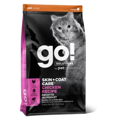 13993 GO! Cat SKIN+COAT Care Chicken 7.2kg