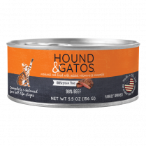 15601 Hound & Gatos Cat Beef 24/5.5oz