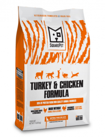 17406 SQUARE Pet Cat Turkey & Chicken 2kg
