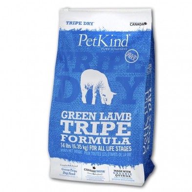 21825 PETKIND Dog Green Lamb Tripe Formula 6.3kg